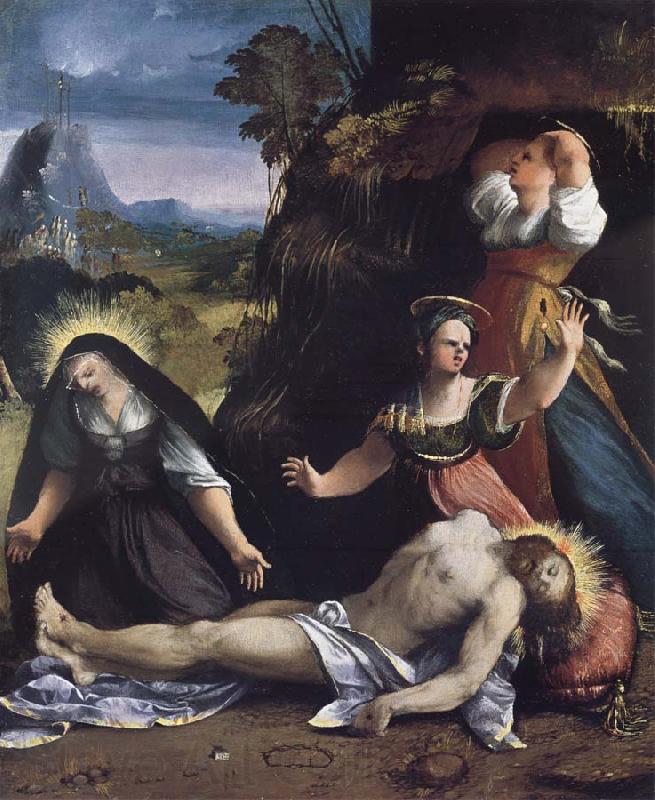 Dosso Dossi Lamentation over the Body of Christ Spain oil painting art